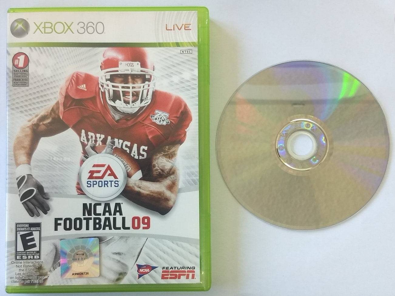 NCAA FOOTBALL 09 (XBOX 360 X360) - jeux video game-x