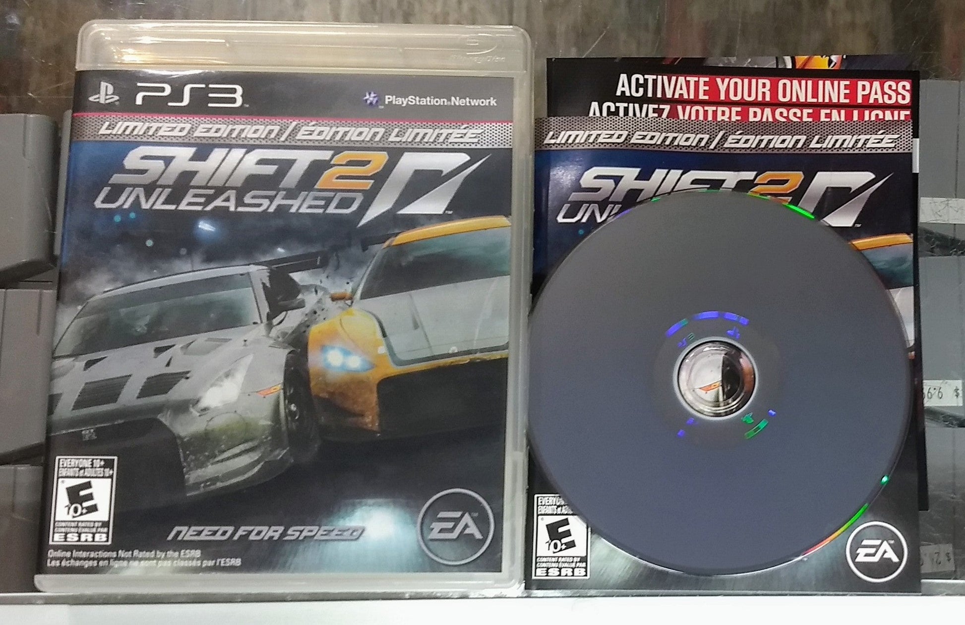 NEED FOR SPEED NFS SHIFT 2 UNLEASHED LIMITED EDITION PLAYSTATION 3 - jeux video game-x