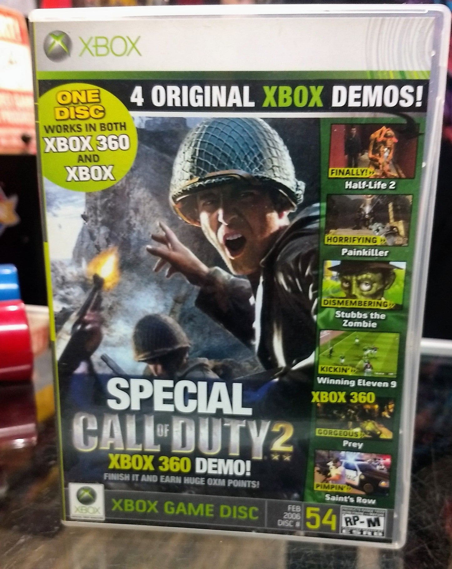 OFFICIAL XBOX MAGAZINE DEMO DISC 54 (XBOX 360 X360) - jeux video game-x