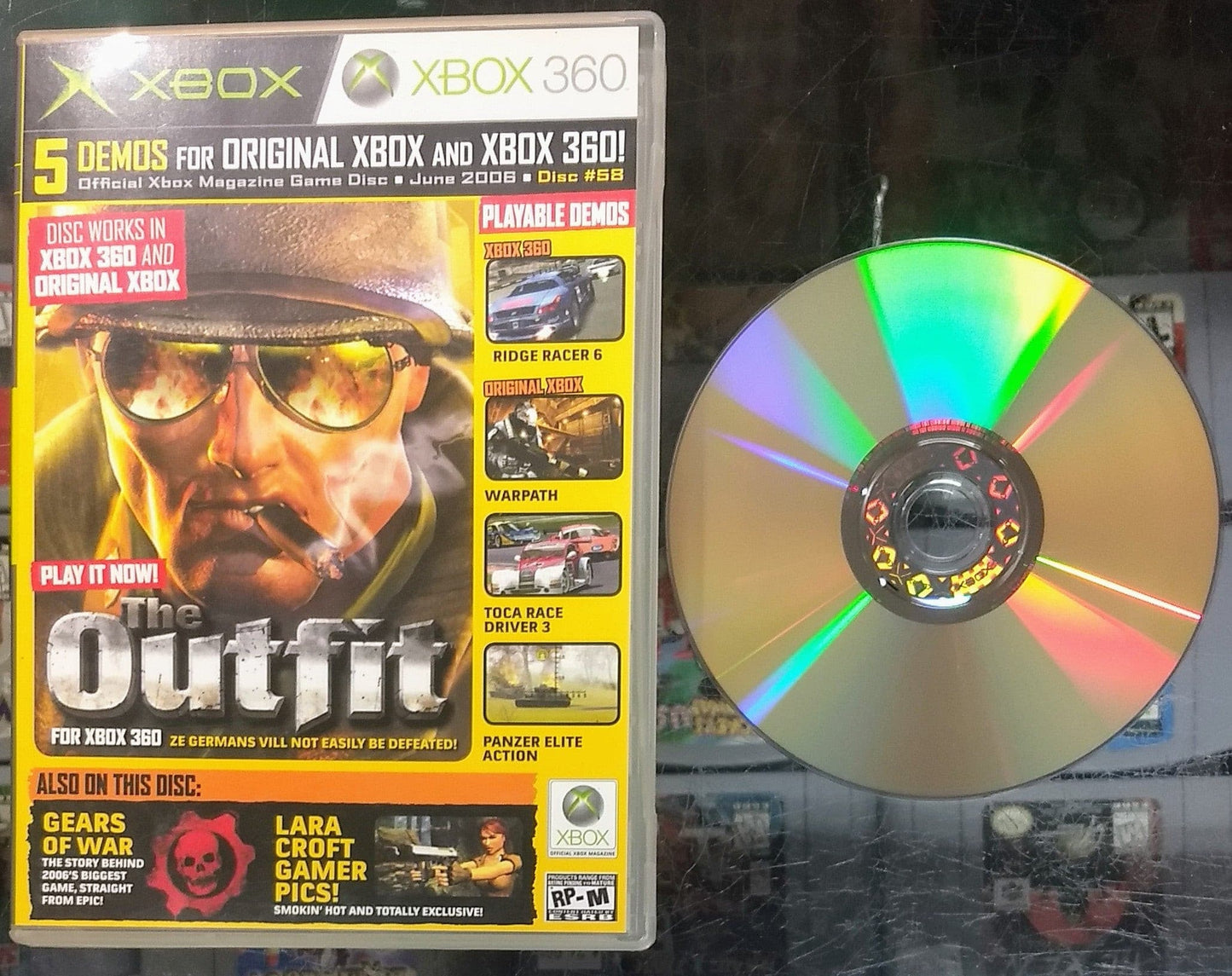 OFFICIAL XBOX MAGAZINE DEMO DISC 58 (XBOX 360 X360) - jeux video game-x