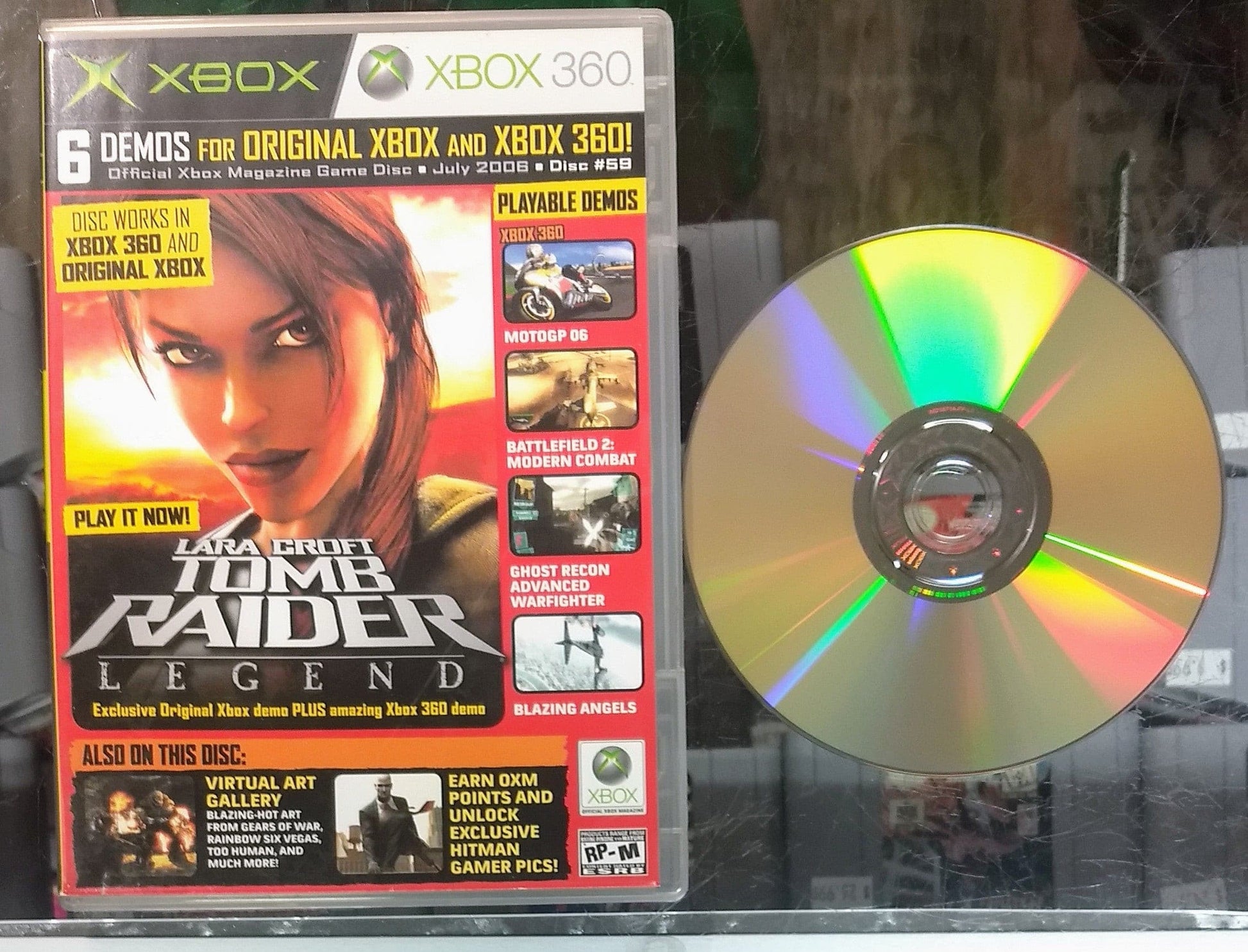 OFFICIAL XBOX MAGAZINE DEMO DISC 59 (XBOX 360 X360) - jeux video game-x