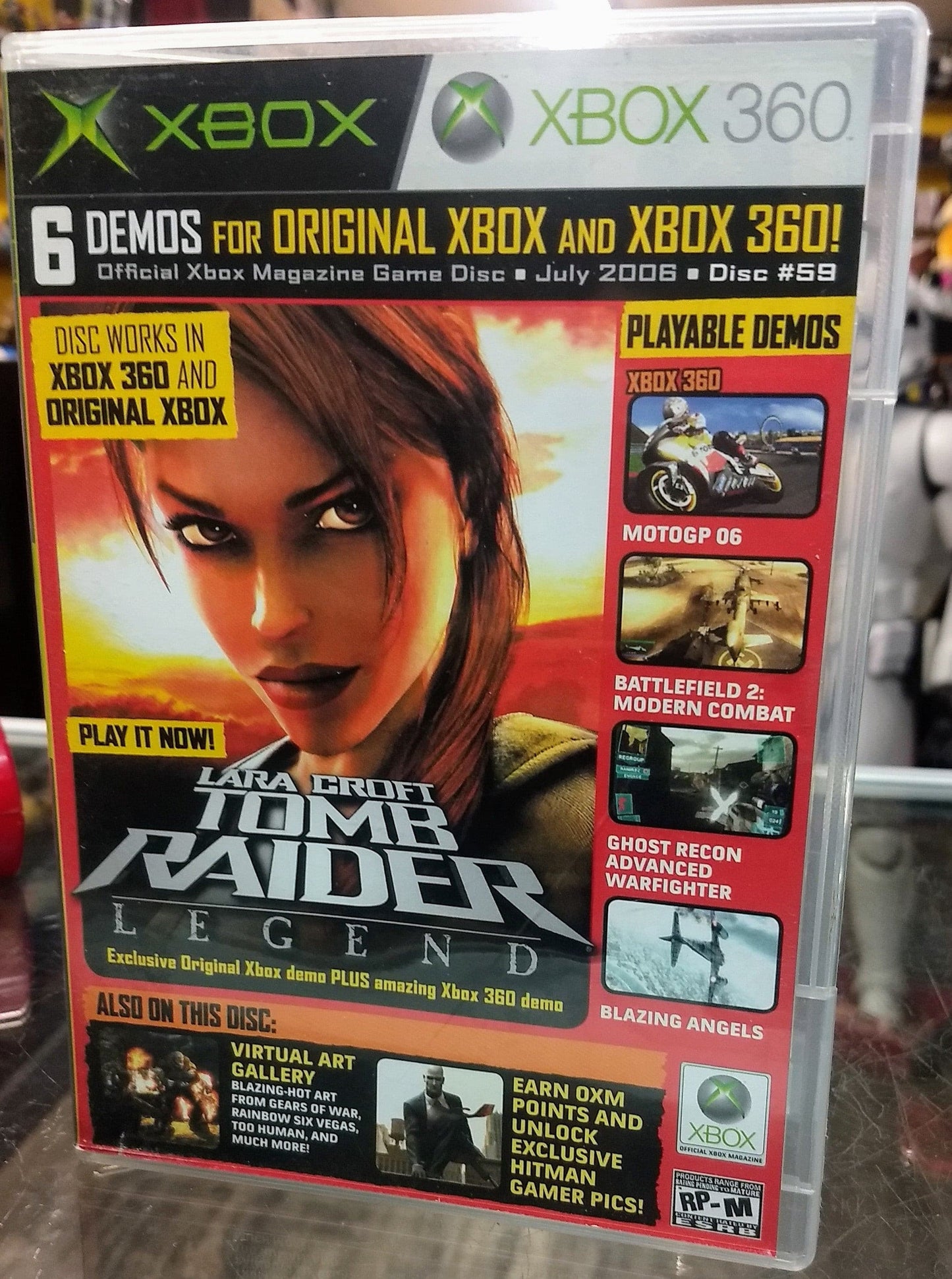 OFFICIAL XBOX MAGAZINE DEMO DISC 59 (XBOX 360 X360) - jeux video game-x