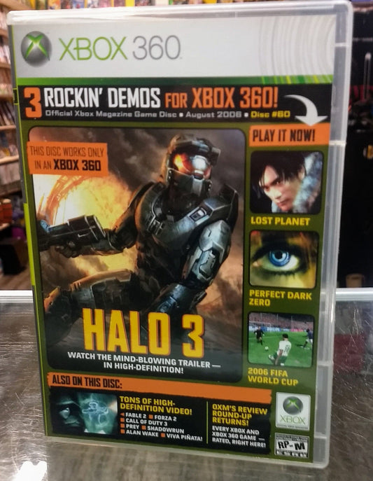 OFFICIAL XBOX MAGAZINE DEMO DISC 60 (XBOX 360 X360) - jeux video game-x