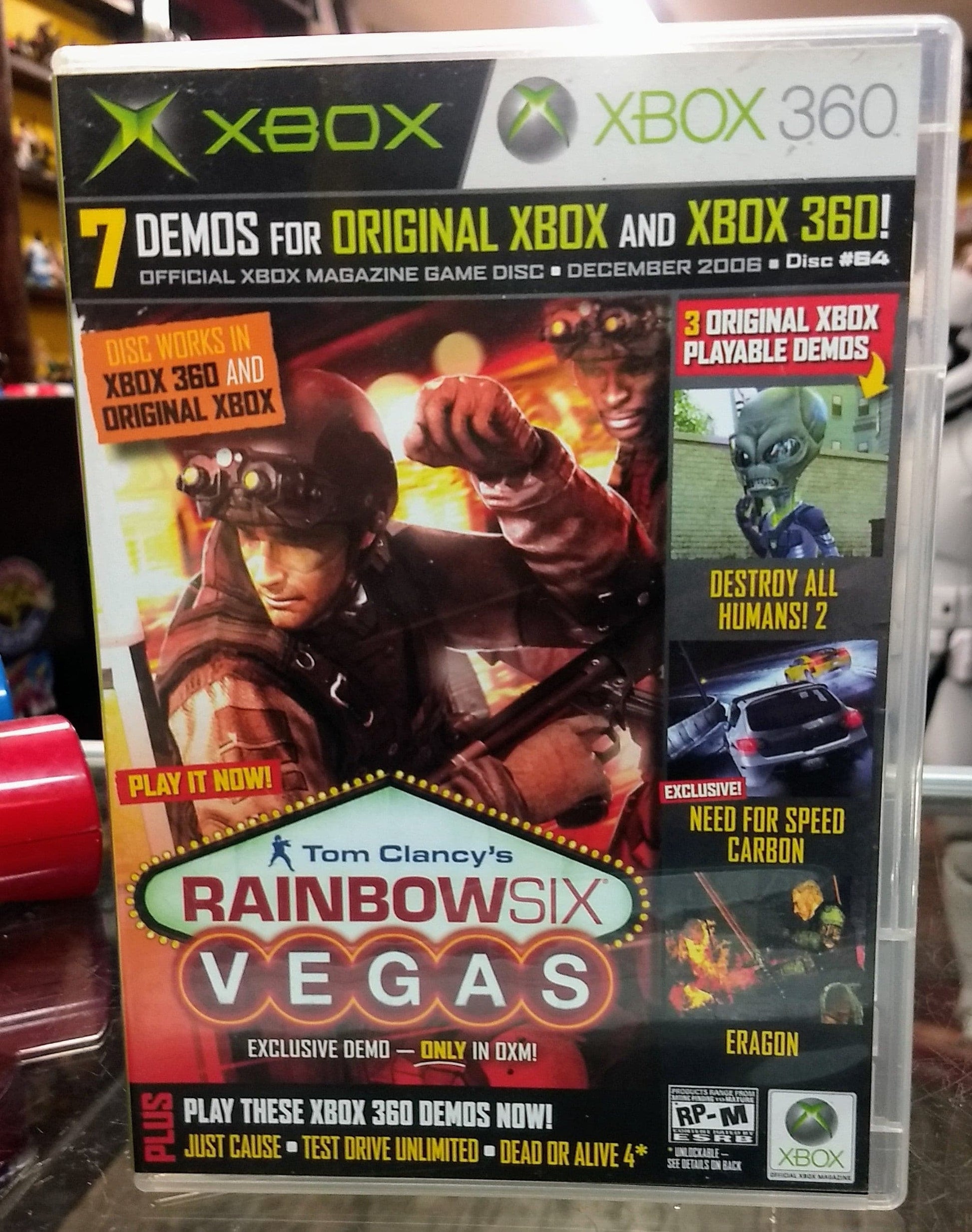 OFFICIAL XBOX MAGAZINE DEMO DISC 64 (XBOX 360 X360) - jeux video game-x