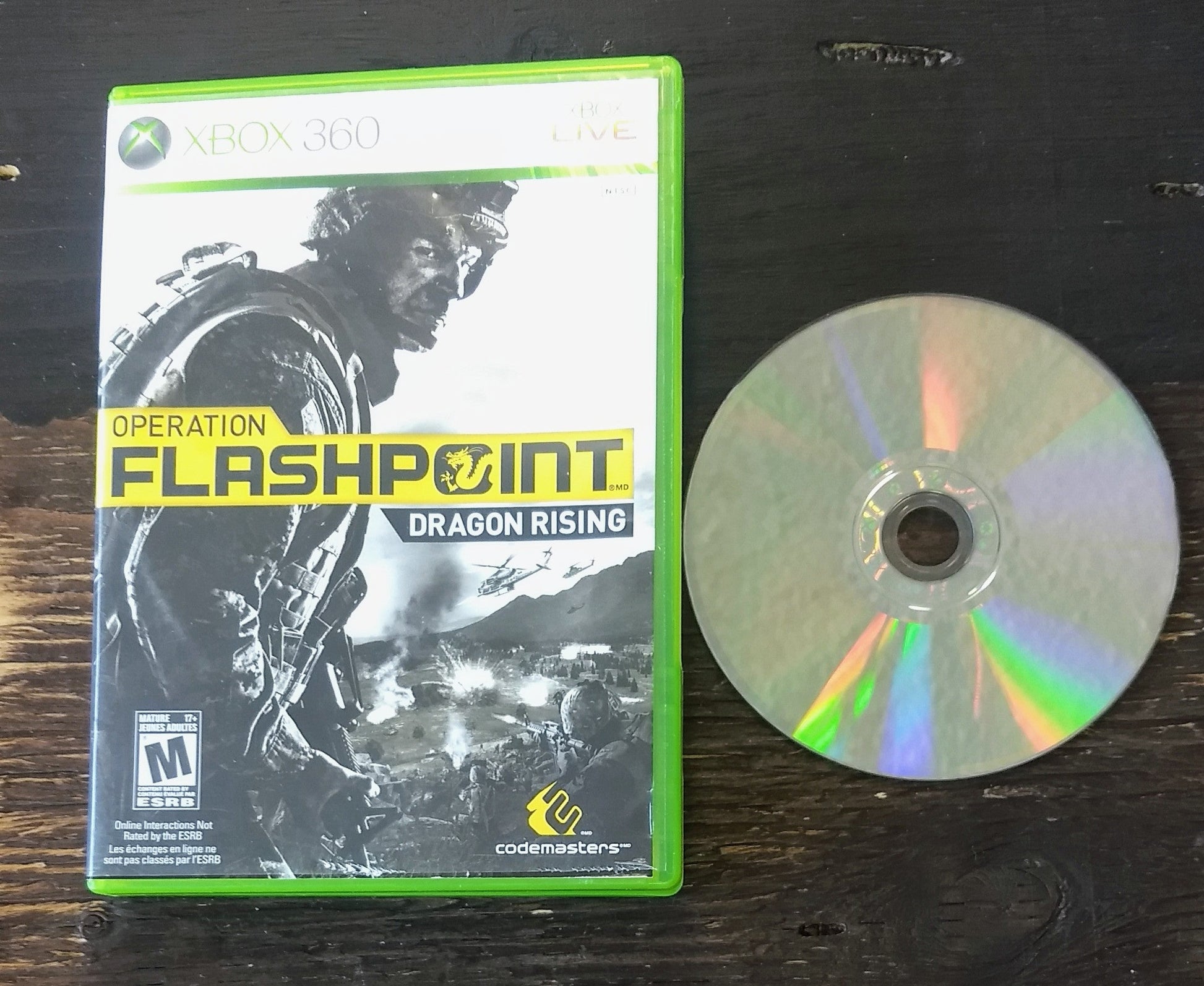 OPERATION FLASHPOINT DRAGON RISING XBOX 360 X360 | jeux video game-x