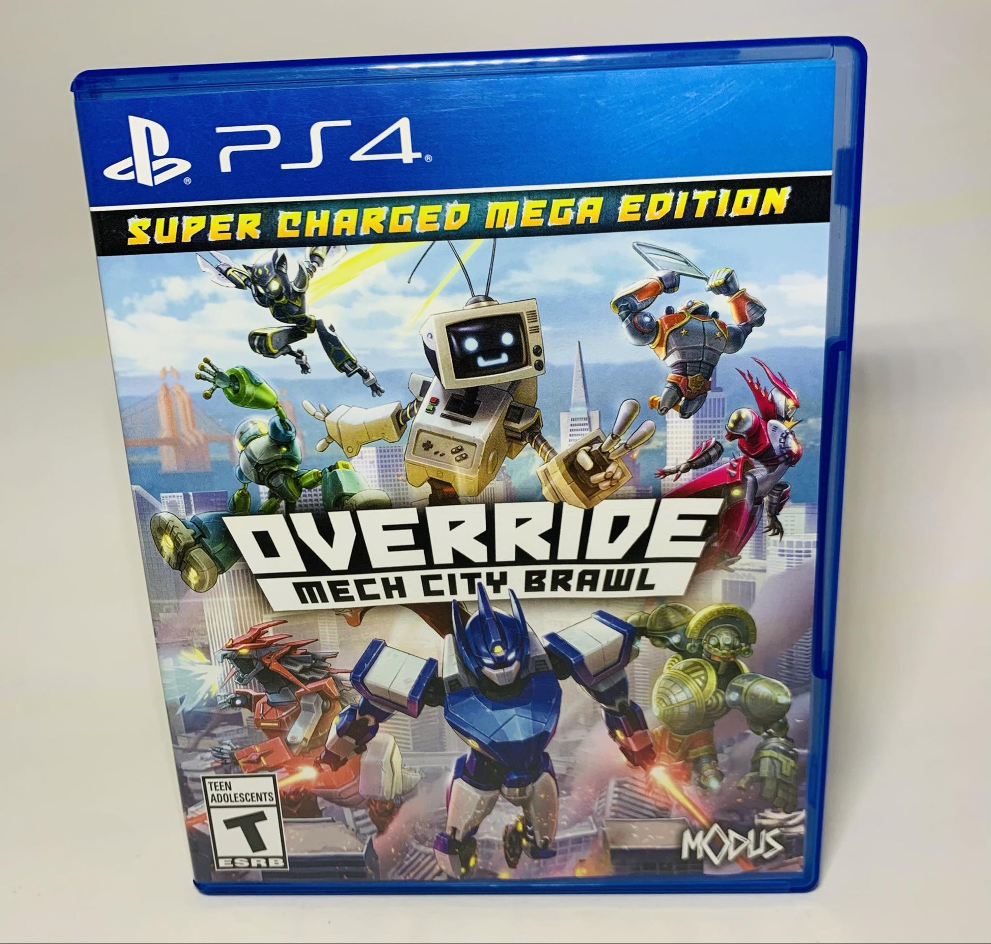 OVERRIDE: MECH CITY BRAWL SUPER CHARGED MEGA EDITION (PLAYSTATION 4 PS4) - jeux video game-x