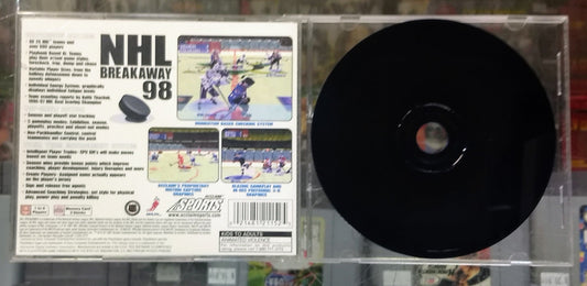 NHL BREAKAWAY 98 (PLAYSTATION PS1) - jeux video game-x