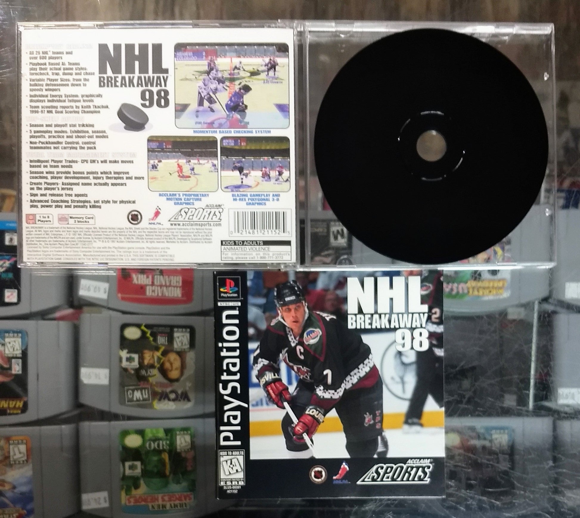 NHL BREAKAWAY 98 (PLAYSTATION PS1) - jeux video game-x