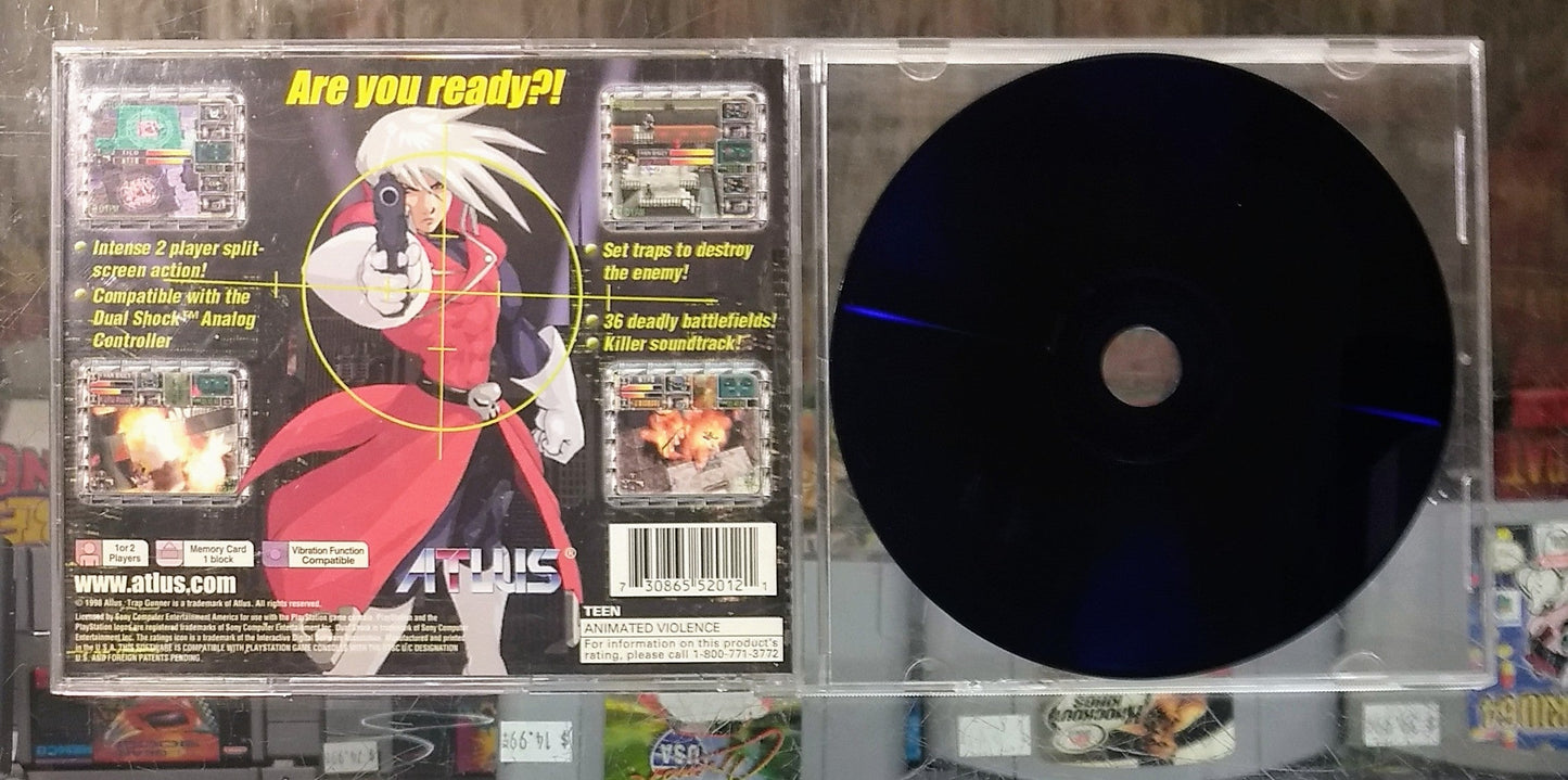 TRAP GUNNER PLAYSTATION PS1 - jeux video game-x