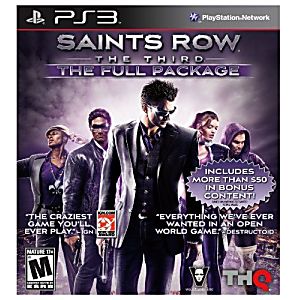 SAINTS ROW SR THE THIRD 3 THE FULL PACKAGE (PLAYSTATION 3 PS3) - jeux video game-x