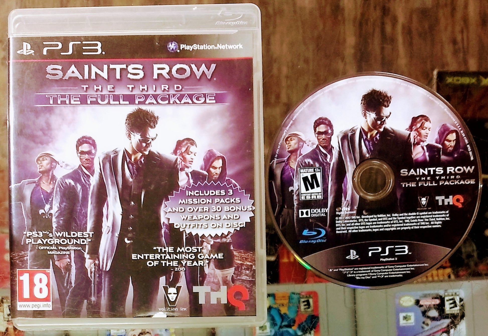 SAINTS ROW SR THE THIRD 3 THE FULL PACKAGE (PLAYSTATION 3 PS3) - jeux video game-x