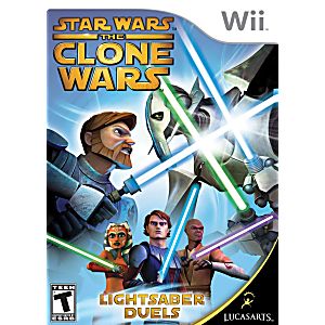 STAR WARS THE CLONE WARS LIGHTSABER DUELS NINTENDO WII - jeux video game-x