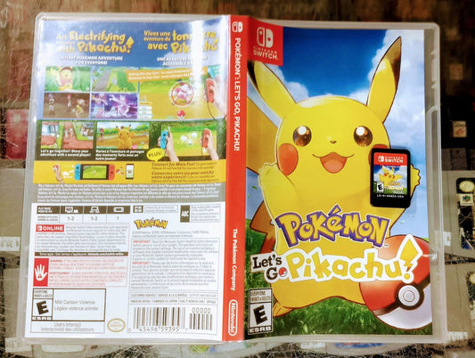 POKEMON LET'S GO PIKACHU NINTENDO SWITCH - jeux video game-x