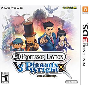 PROFESSOR LAYTON VS. PHOENIX WRIGHT ACE ATTORNEY (NINTENDO 3DS) - jeux video game-x
