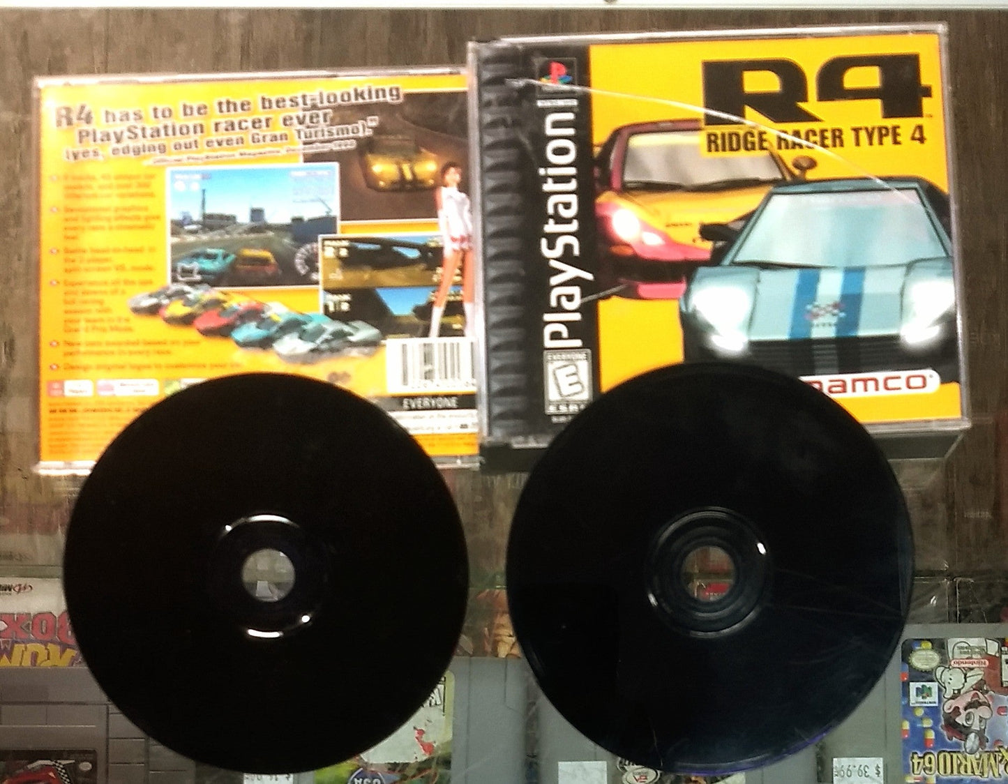 R4 RIDGE RACER TYPE 4 (PLAYSTATION PS1) - jeux video game-x