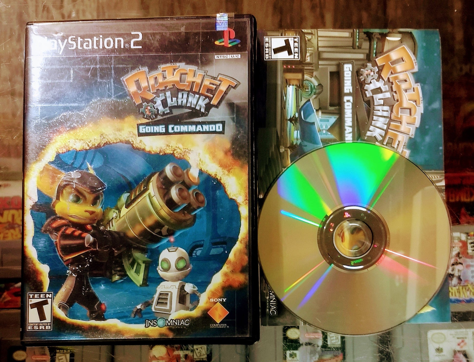 RATCHET AND CLANK GOING COMMANDO (PLAYSTATION 2 PS2 - jeux video game-x