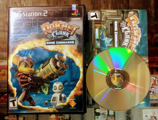 RATCHET AND CLANK GOING COMMANDO (PLAYSTATION 2 PS2 - jeux video game-x