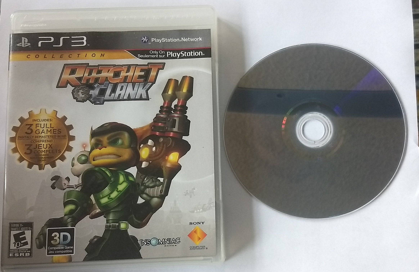 RATCHET & CLANK COLLECTION PLAYSTATION 3 PS3 - jeux video game-x