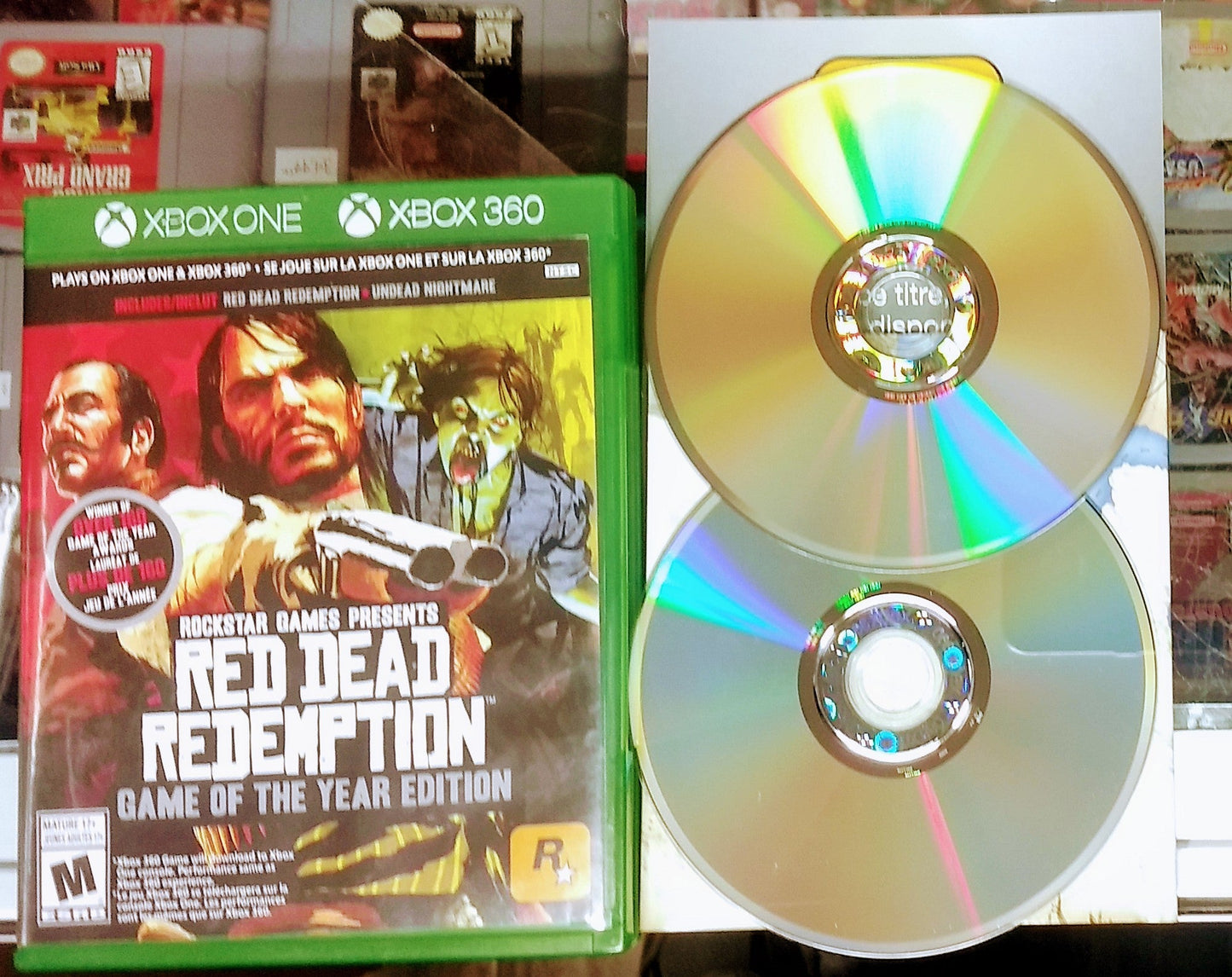 RED DEAD REDEMPTION - GAME OF THE YEAR EDITION GOTY (XBOX 360 X360 / XBOX ONE XONE) - jeux video game-x