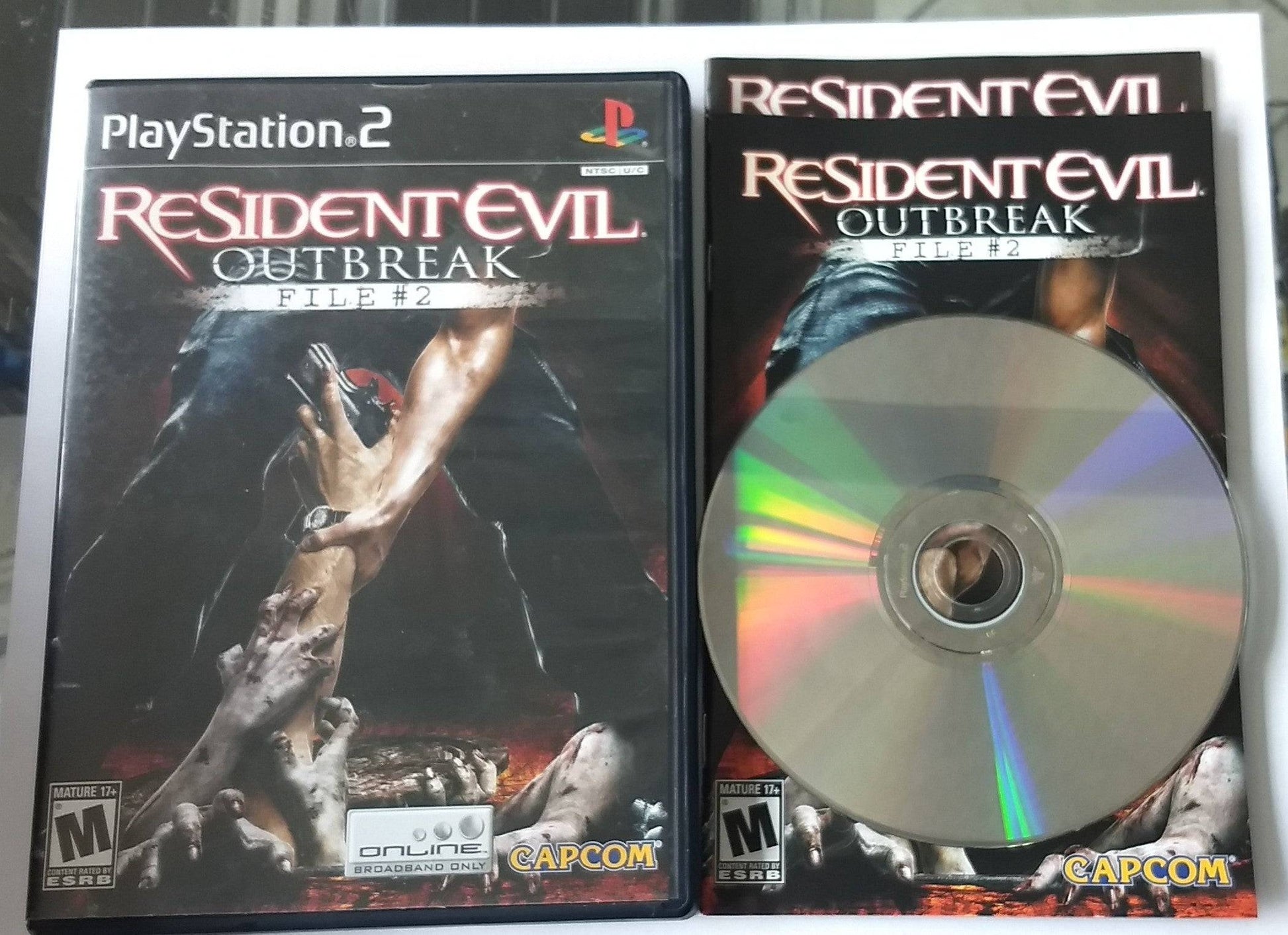 RESIDENT EVIL OUTBREAK FILE 2 (PLAYSTATION 2 PS2) - jeux video game-x