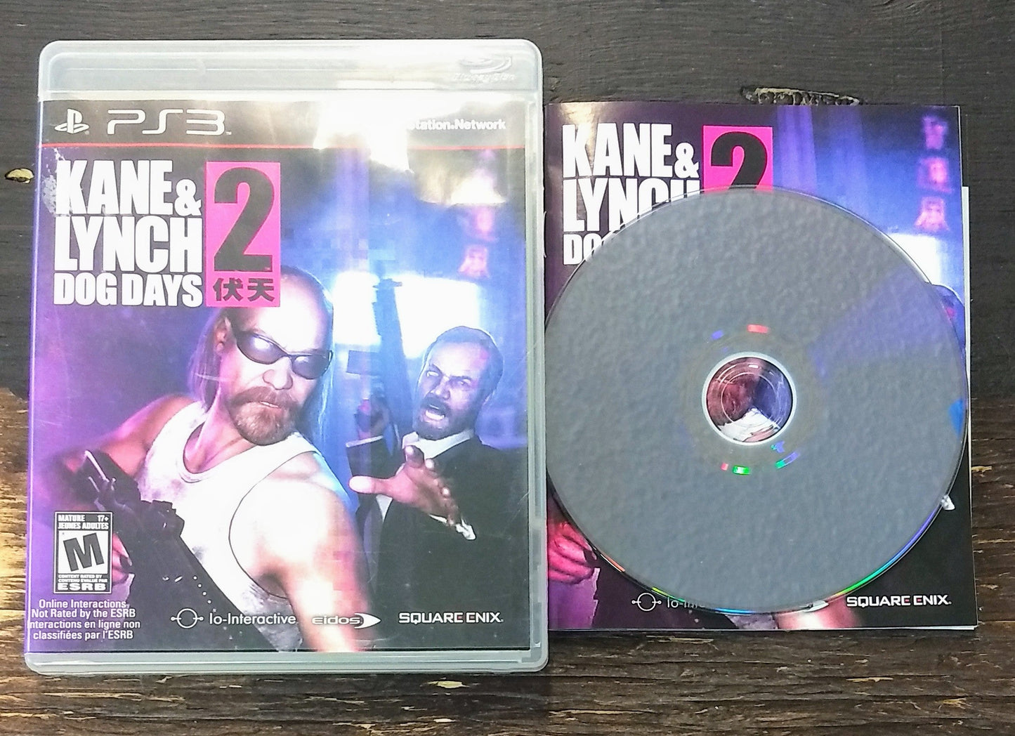 KANE AND LYNCH 2 DOG DAYS PLAYSTATION 3 PS3 - jeux video game-x