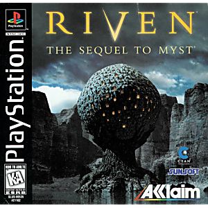 RIVEN THE SEQUEL TO MYST (PLAYSTATION PS1) - jeux video game-x