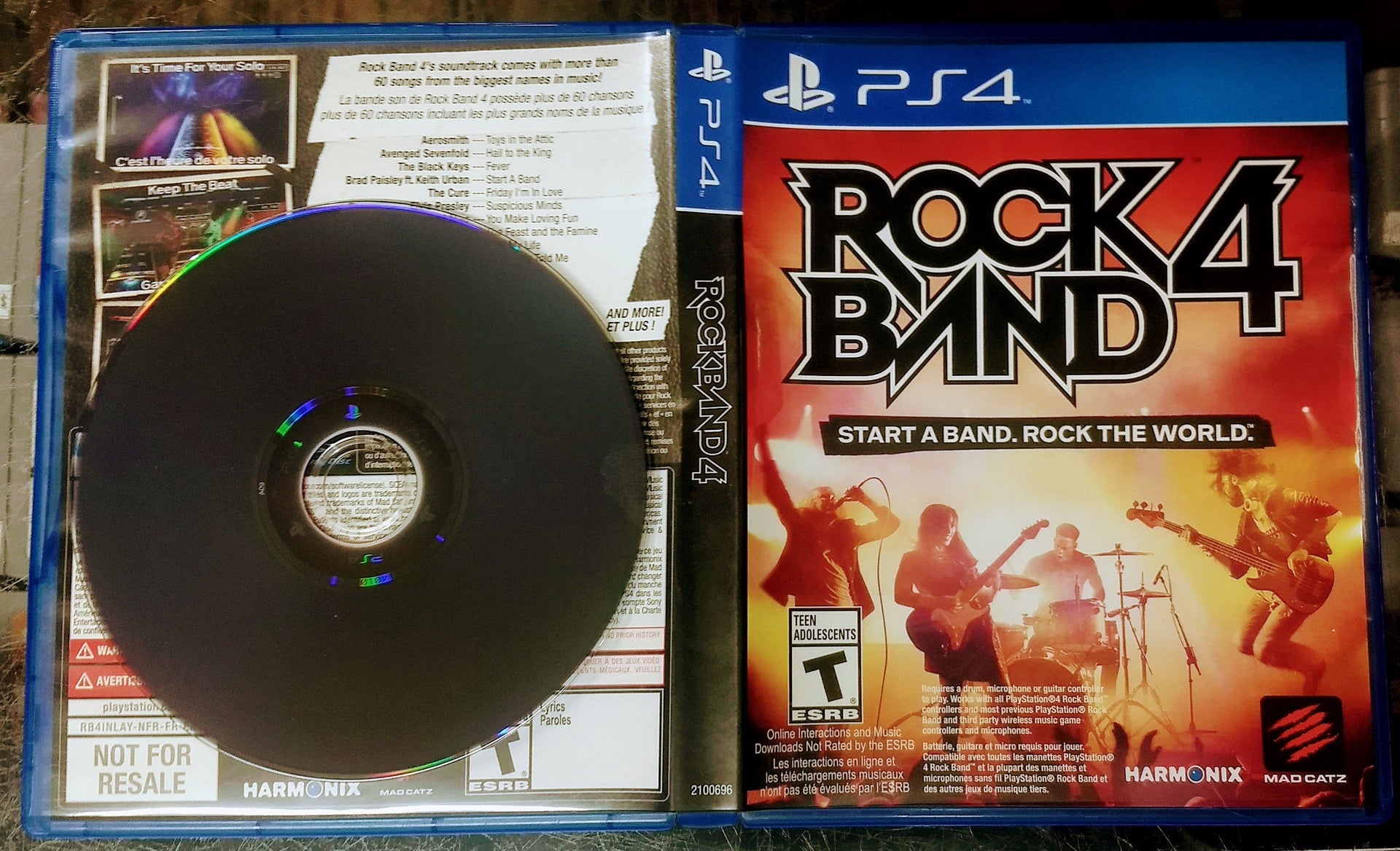 ROCK BAND 4 (PLAYSTATION 4 PS4)