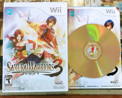 SAMURAI WARRIORS 3 NINTENDO WII - jeux video game-x