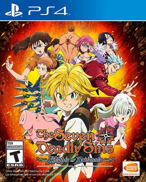 SEVEN DEADLY SINS: KNIGHTS OF BRITANNIA (PLAYSTATION 4 PS4) - jeux video game-x