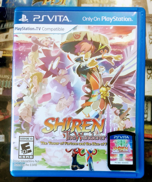 SHIREN THE WANDERER THE TOWER OF FORTUNE AND THE DICE OF FATE PLAYSTATION VITA - jeux video game-x
