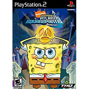 SPONGEBOB ATLANTIS SQUAREPANTIS (PLAYSTATION 2 PS2) - jeux video game-x