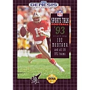 SPORTS TALK FOOTBALL 93 STARRING JOE MONTANA SEGA GENESIS SG - jeux video game-x