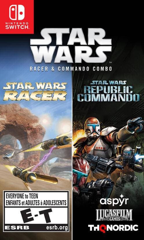 STAR WARS RACER & COMMANDO COMBO PACK NINTENDO SWITCH - jeux video game-x