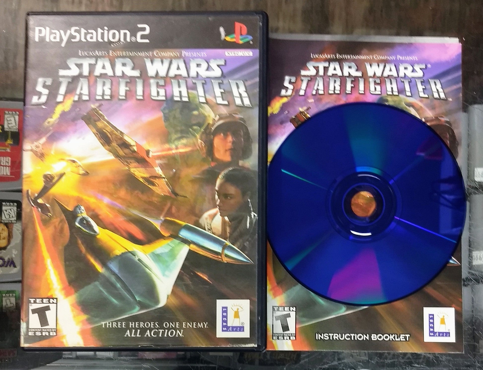 STAR WARS STARFIGHTER (PLAYSTATION 2 PS2) - jeux video game-x