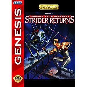 STRIDER II 2 "JOURNEY FROM DARKNESS: STRIDER RETURNS" (SEGA GENESIS SG) - jeux video game-x