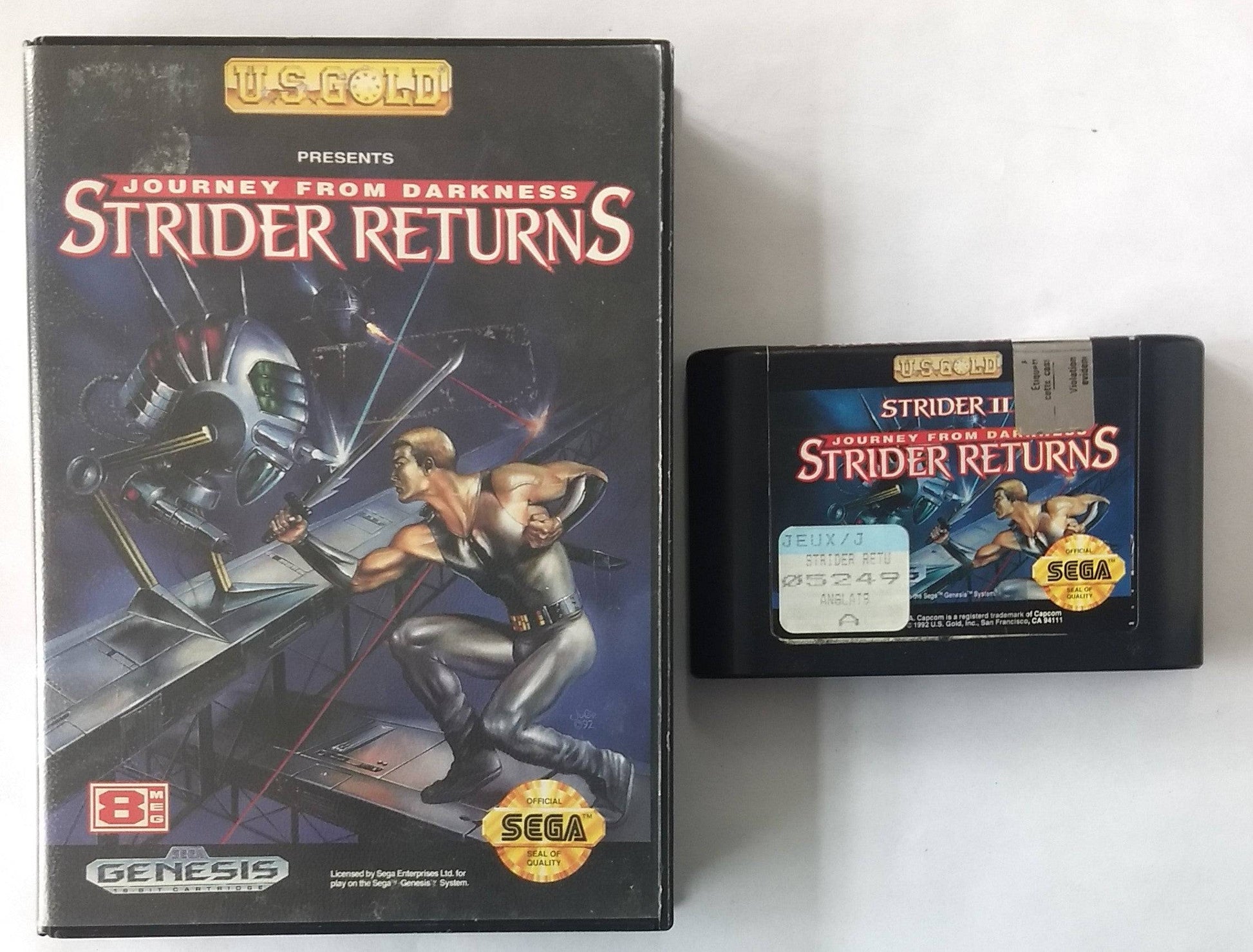 STRIDER II 2 "JOURNEY FROM DARKNESS: STRIDER RETURNS" (SEGA GENESIS SG) - jeux video game-x