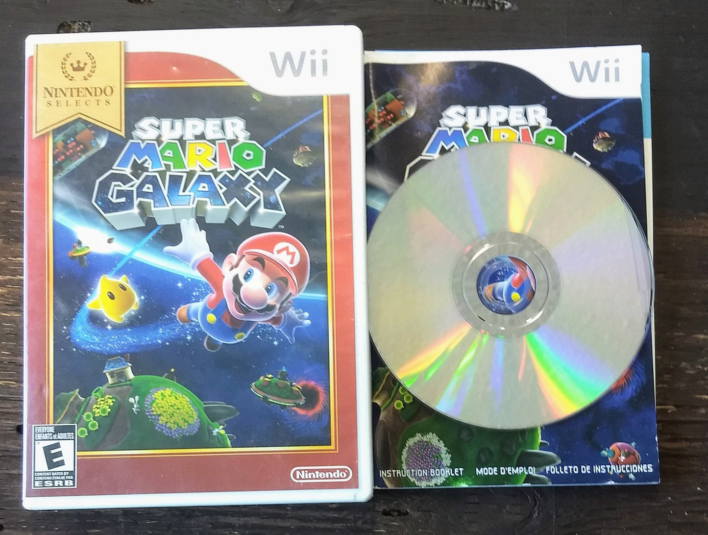 SUPER MARIO GALAXY NINTENDO SELECTS NINTENDO WII - jeux video game-x
