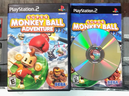 SUPER MONKEY BALL ADVENTURE (PLAYSTATION 2 PS2) - jeux video game-x