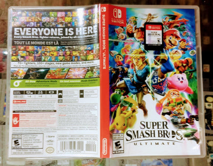 SUPER SMASH BROS. ULTIMATE NINTENDO SWITCH - jeux video game-x