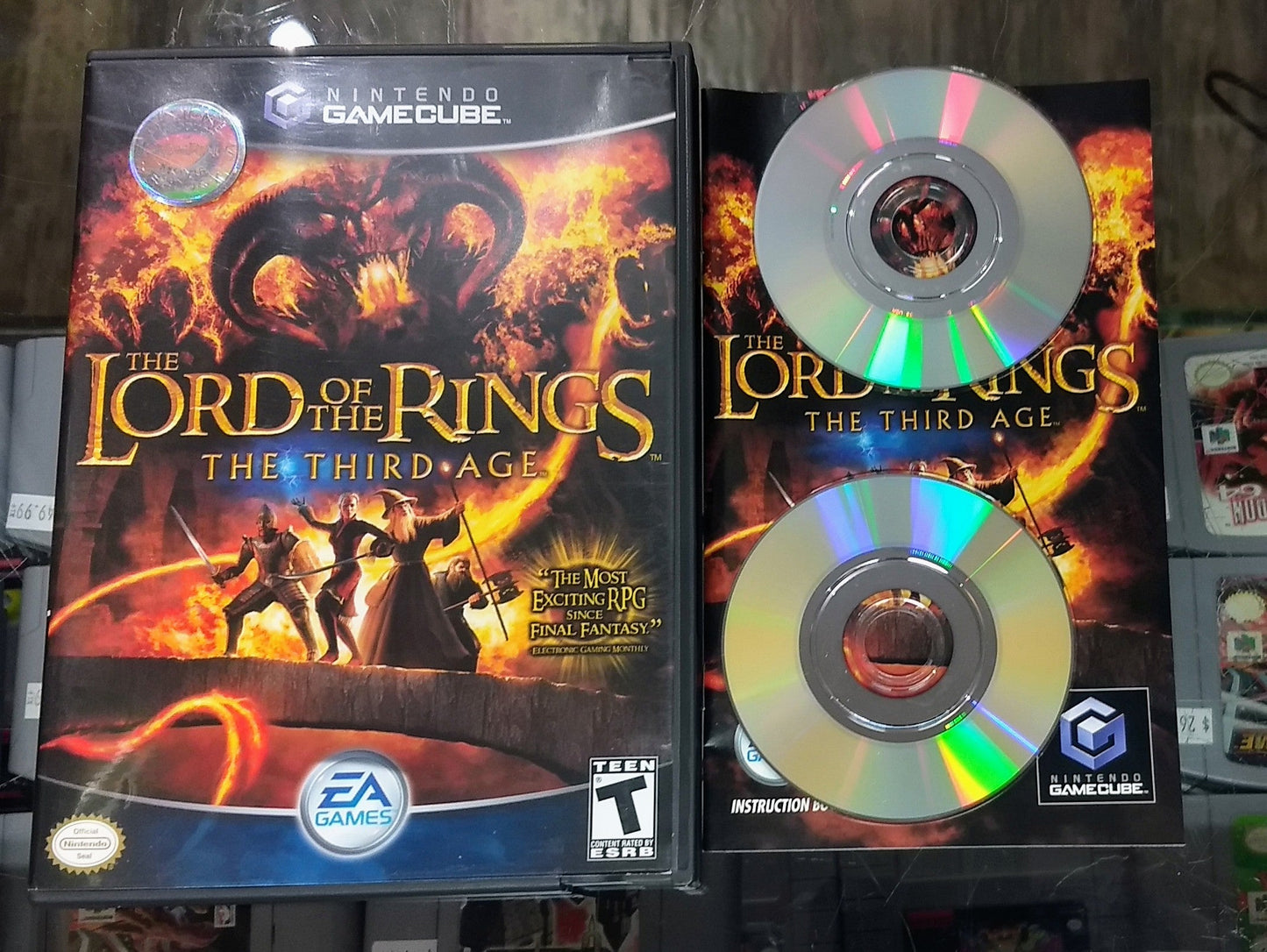 THE LORD OF THE RINGS THE THIRD AGE (NINTENDO GAMECUBE NGC) - jeux video game-x