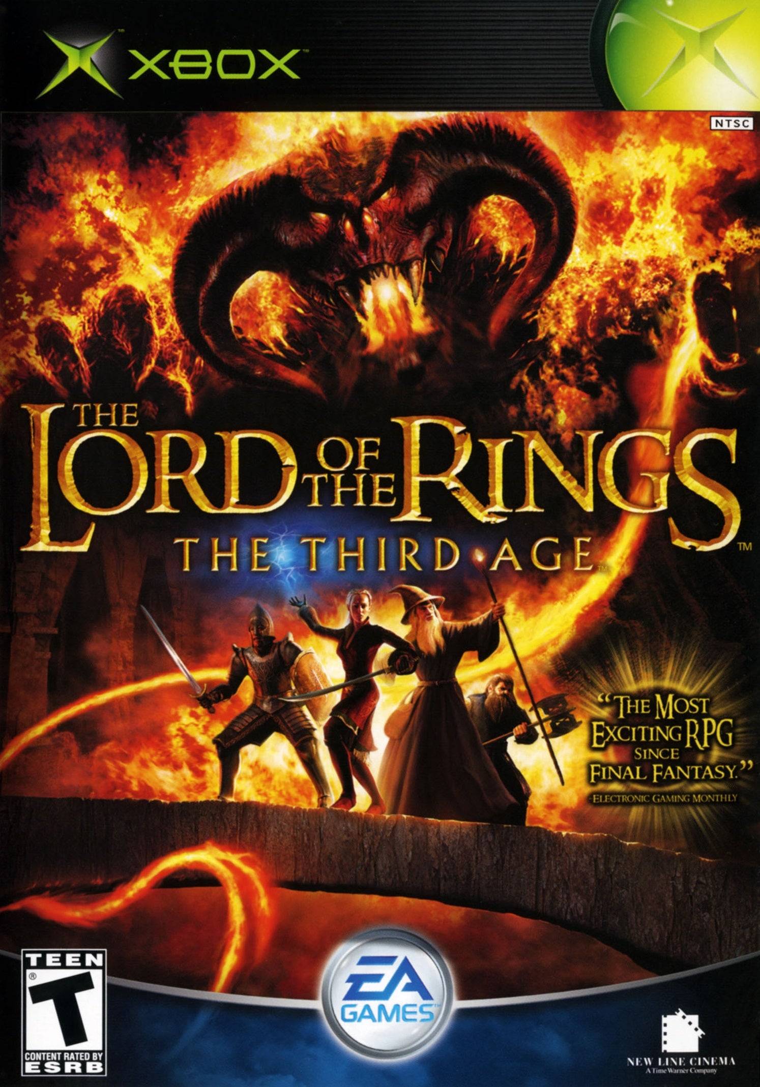 THE LORD OF THE RINGS THE THIRD AGE (XBOX) - jeux video game-x