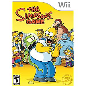 THE SIMPSONS GAME (NINTENDO WII) - jeux video game-x