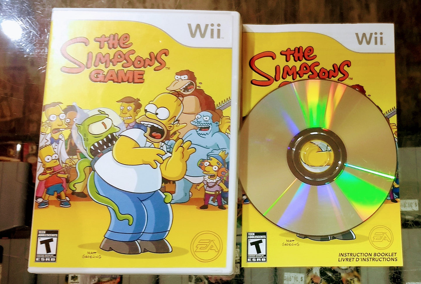 THE SIMPSONS GAME (NINTENDO WII) - jeux video game-x