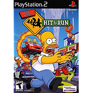 THE SIMPSONS HIT AND RUN (PLAYSTATION 2 PS2) - jeux video game-x