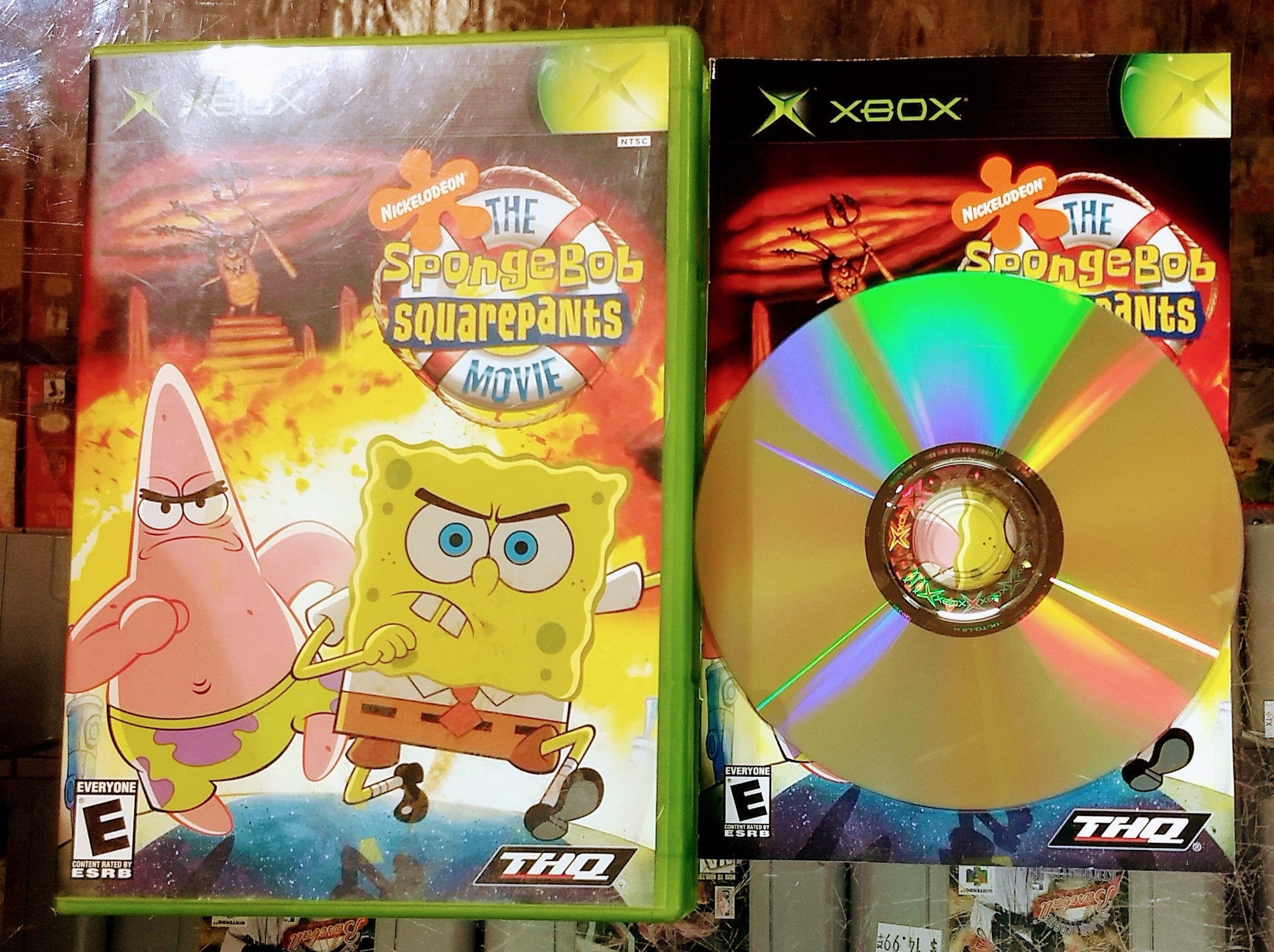 THE SPONGEBOB SQUAREPANTS MOVIE (XBOX) - jeux video game-x