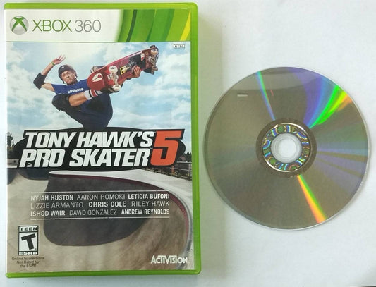 TONY HAWK'S PRO SKATER THPS 5 XBOX 360 X360 - jeux video game-x