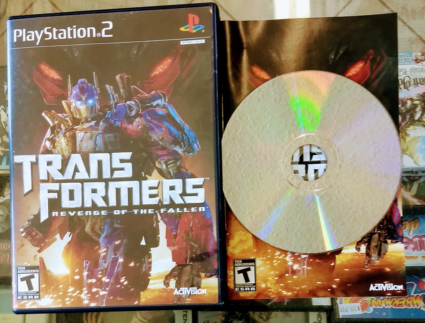 TRANSFORMERS: REVENGE OF THE FALLEN (PLAYSTATION 2 PS2) - jeux video game-x