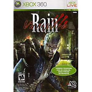 VAMPIRE RAIN XBOX 360 X360 - jeux video game-x