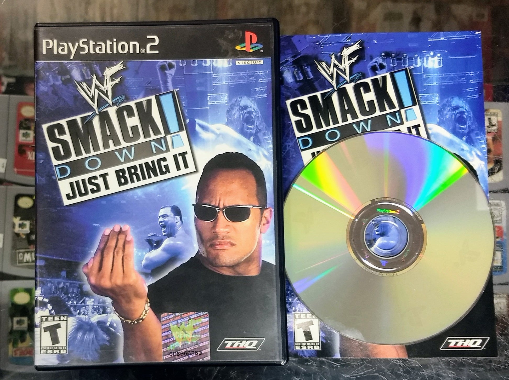 WWF SMACKDOWN JUST BRING IT (PLAYSTATION 2 PS2) - jeux video game-x