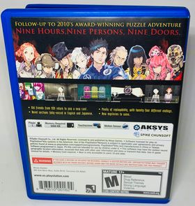 ZERO ESCAPE : VIRTUE'S LAST REWARD PLAYSTATION VITA - jeux video game-x